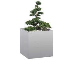 Vidaxl Großer Pflanzkübel aus verzinktem Stahl 80x80x80cm - bis zu 34% sparen