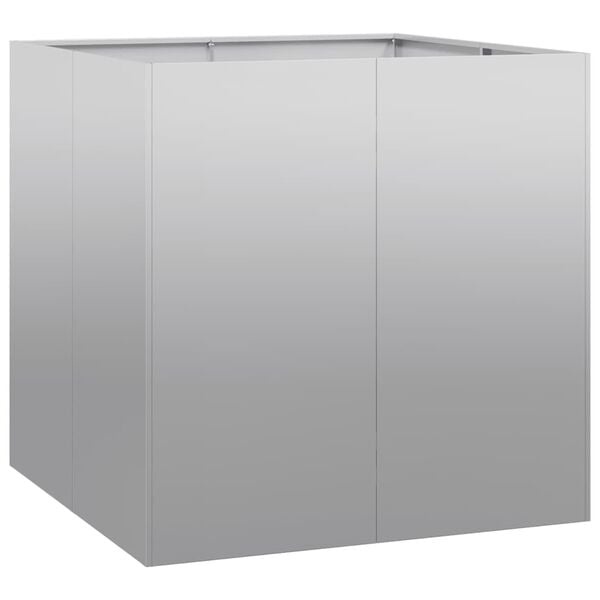 Großer Pflanzkübel aus verzinktem Stahl 80x80x80cm - bis zu 34% sparen