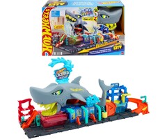 Hot Wheels Hai-Autowaschanlage mit Farbwechsel-Auto - Jetzt bis zu 34% sparen