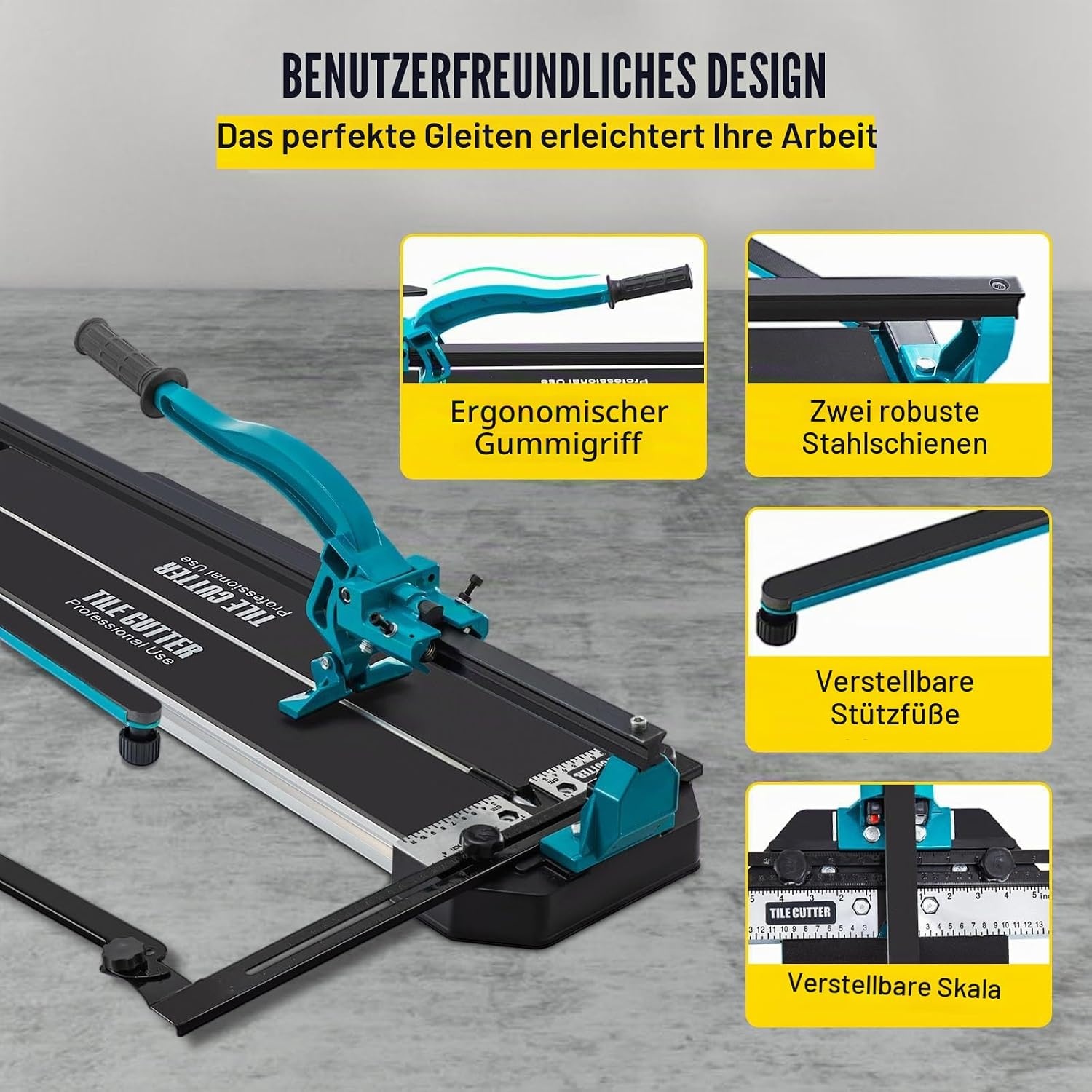 Manueller Fliesenschneider 1200 mm mit Laser - bis zu 35% Rabatt