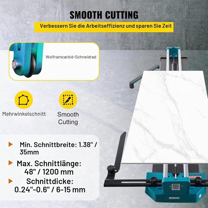 Profi-Fliesenschneider 120 cm mit Laser bis zu 35% reduziert