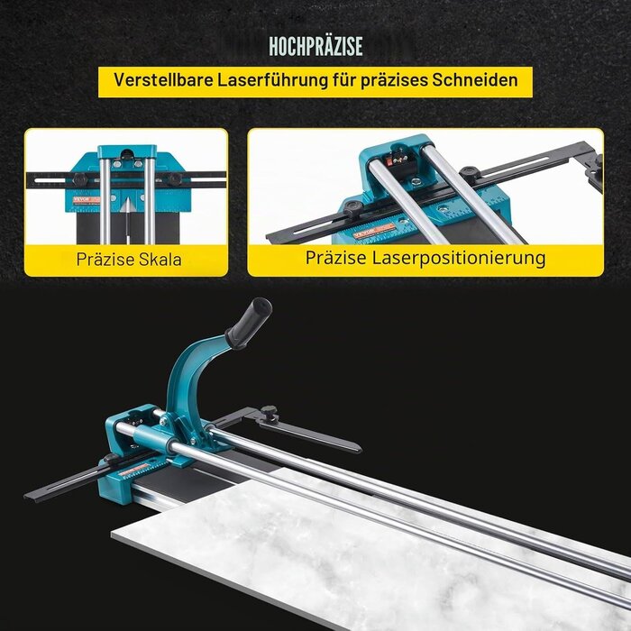 Profi-Fliesenschneider 120 cm mit Laser bis zu 35% reduziert