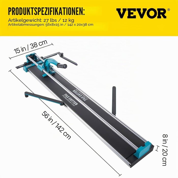 Profi-Fliesenschneider 120 cm mit Laser bis zu 35% reduziert