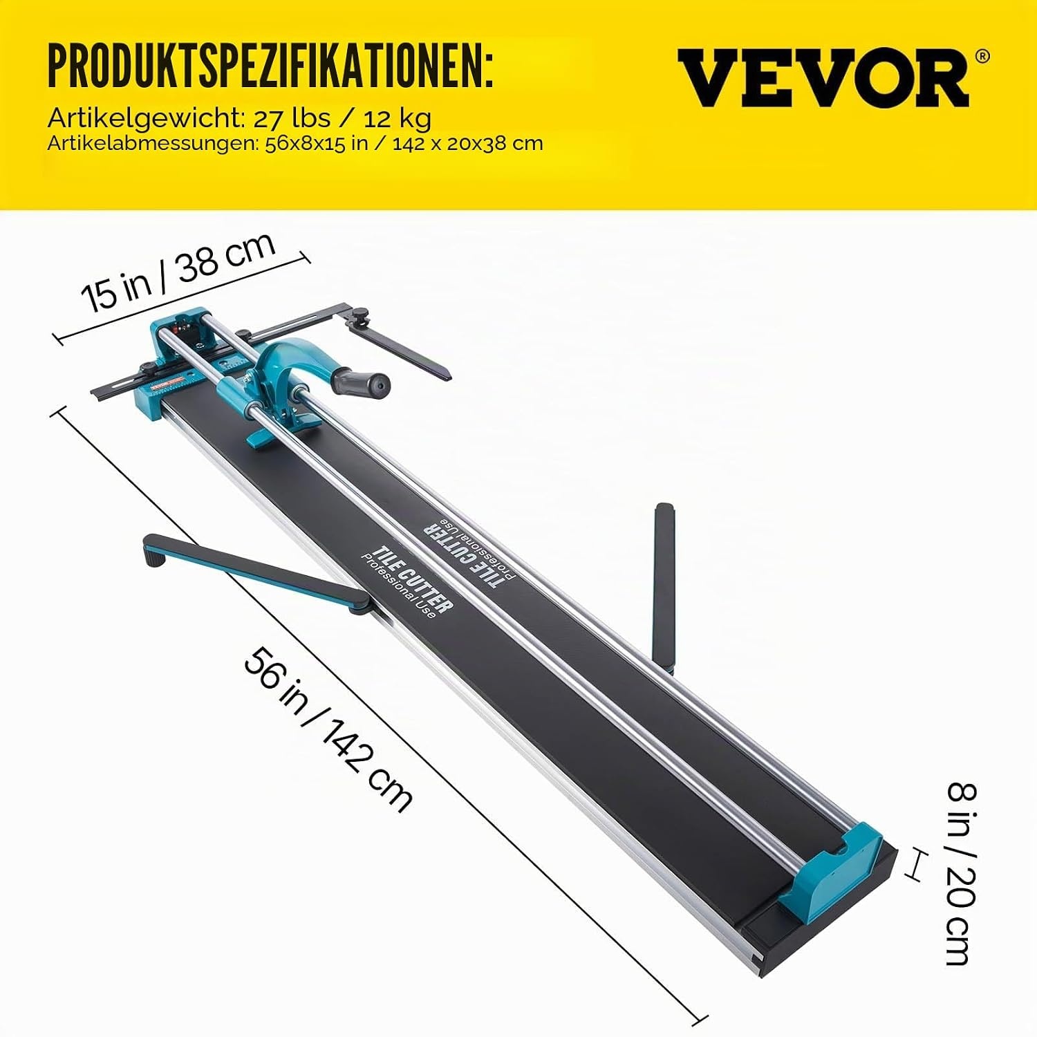Profi-Fliesenschneider 120 cm mit Laser bis zu 35% reduziert