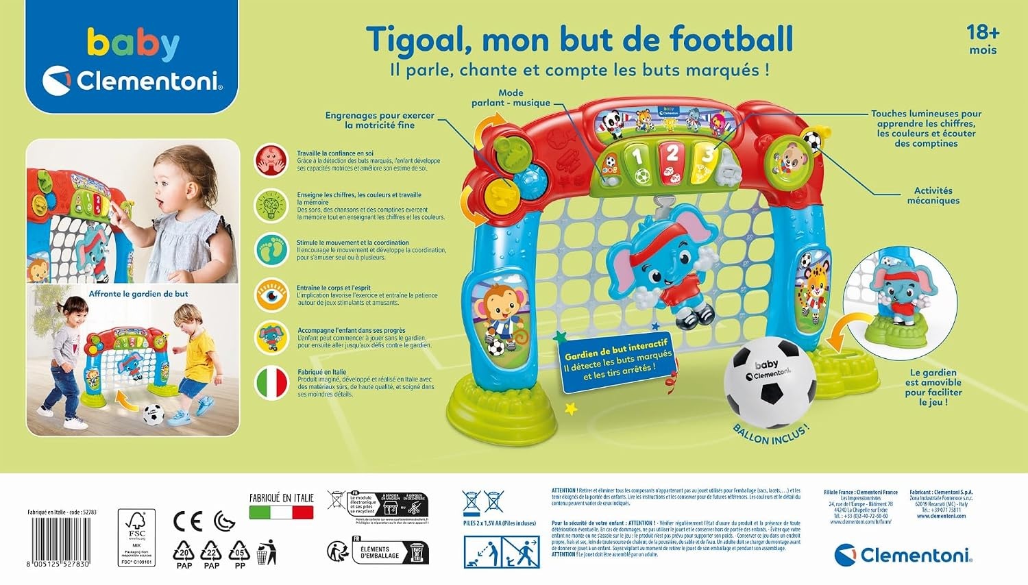 Interaktives Fußballtor für Kleinkinder - Jetzt bis zu 33% günstiger