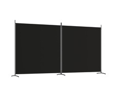 Vidaxl Flexibler Raumteiler, 348x180 cm, Schwarz - Jetzt bis zu 33% sparen