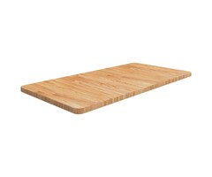 Vidaxl Waschtischplatte 100x50x2,5 cm, Massivholz Eiche - bis zu 34% günstiger