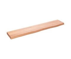 Rustikales Wandregal aus massiver Eiche 100x20cm - Bis zu 34% Rabatt
