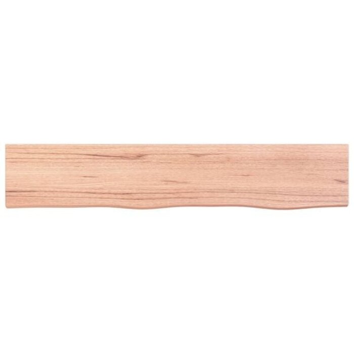 Rustikales Wandregal aus massiver Eiche 100x20cm - Bis zu 34% Rabatt