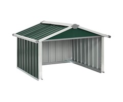 Vidaxl Mähroboter-Garage aus Stahl, Grün, 92x97x63cm - bis zu 34% sparen