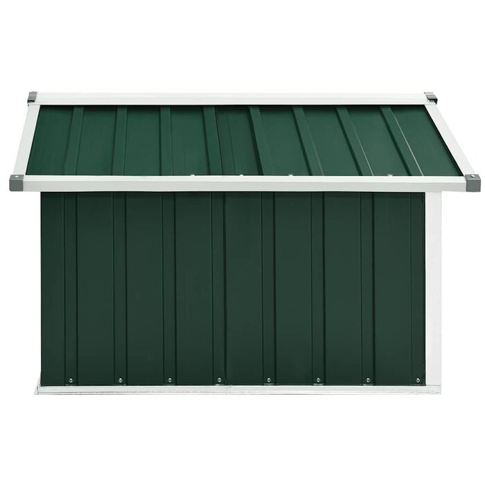 Mähroboter-Garage aus Stahl, Grün, 92x97x63cm - bis zu 34% sparen