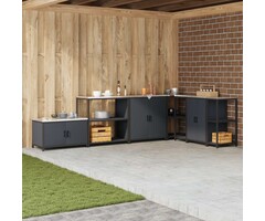 Vidaxl Küchenregal aus Stahl, Anthrazit, 90x50x92 cm - Jetzt bis zu 35% sparen