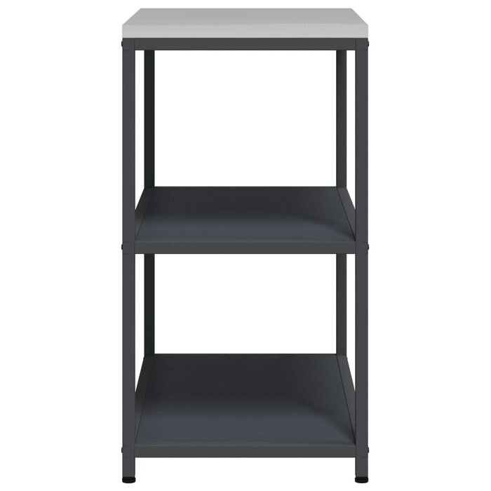 Küchenregal aus Stahl, Anthrazit, 90x50x92 cm - Jetzt bis zu 35% sparen