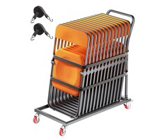 Vevor Stuhlwagen für 25 Klappstühle - Transportwagen Metall - bis zu 34% Rabatt