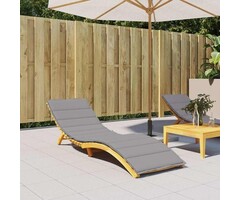 Vidaxl Liegestuhlauflage 200x70x3 cm Grau - bis zu 33% Rabatt im Outlet