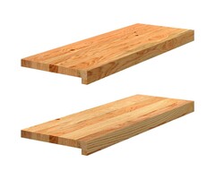2x Fensterbank Eichenholz 70x30x2 cm massiv - Jetzt bis zu 34% Rabatt sparen