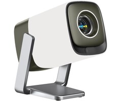 Mini Beamer Full HD 1080P WiFi 10.000 Lumen, Weiß Grau, S, 55% Rabatt