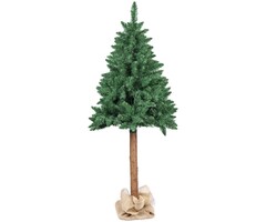 Viking Choice Künstlicher Weihnachtsbaum 160 cm mit echtem Holzstamm - jetzt bis zu 33% sparen