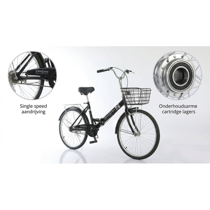 Viking Choice Klapprad 24 Zoll - Kompakter Alltagsbegleiter - Bis zu 35% Rabatt