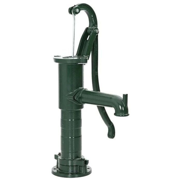 Vidaxl Gusseisen Handwasserpumpe Garten - Grün - bis zu 35 % Rabatt