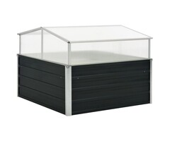Vidaxl Frühbeet 100x100x77 cm Anthrazit - Bis zu 34% sparen