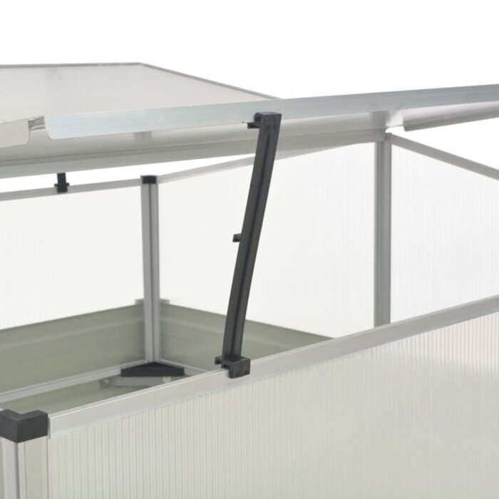 Vidaxl Frühbeet 100x100x77 cm Anthrazit - Bis zu 34% sparen