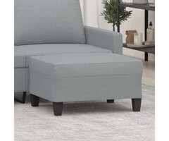 Vidaxl Eleganter Fußhocker 70x55x41 cm in Hellgrau - jetzt bis zu 42% reduziert