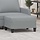 Eleganter Fußhocker 70x55x41 cm in Hellgrau - jetzt bis zu 42% reduziert