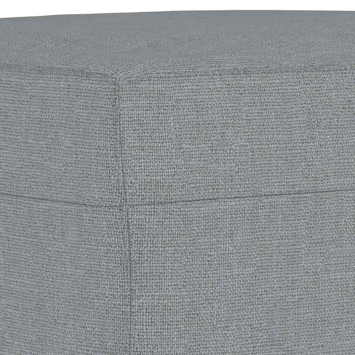 Vidaxl Eleganter Fußhocker 70x55x41 cm in Hellgrau - jetzt bis zu 42% reduziert