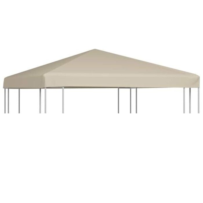 Vidaxl Pavillondach 3x3 m Ersatzdach - Beige - Wasserabweisend - Bis zu 34% sparen