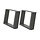 U-Form Couchtischbeine Anthrazit - 50x31 cm - bis zu 33% reduziert