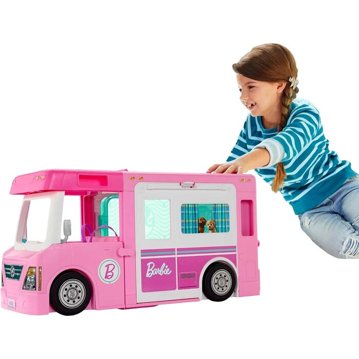Großes Wohnmobil Spielset mit Dachzelt & 60+ Zubehörteilen - bis zu 34% sparen