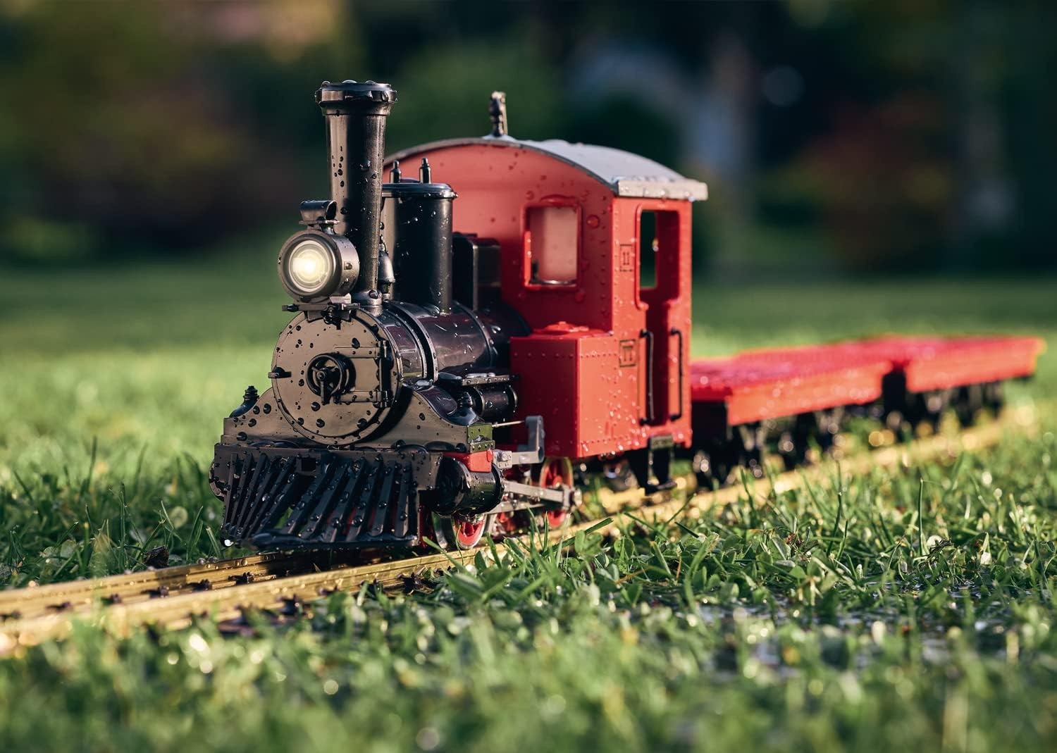 Gartenbahn Startset mit Baustein-Waggons - Bis zu 35% Rabatt