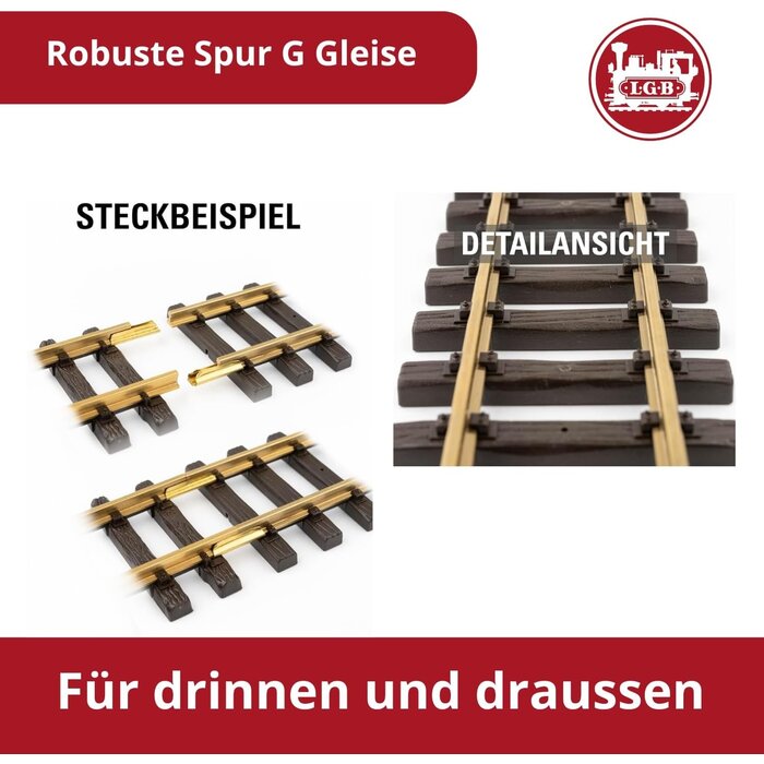 Gartenbahn Startset mit Baustein-Waggons - Bis zu 35% Rabatt