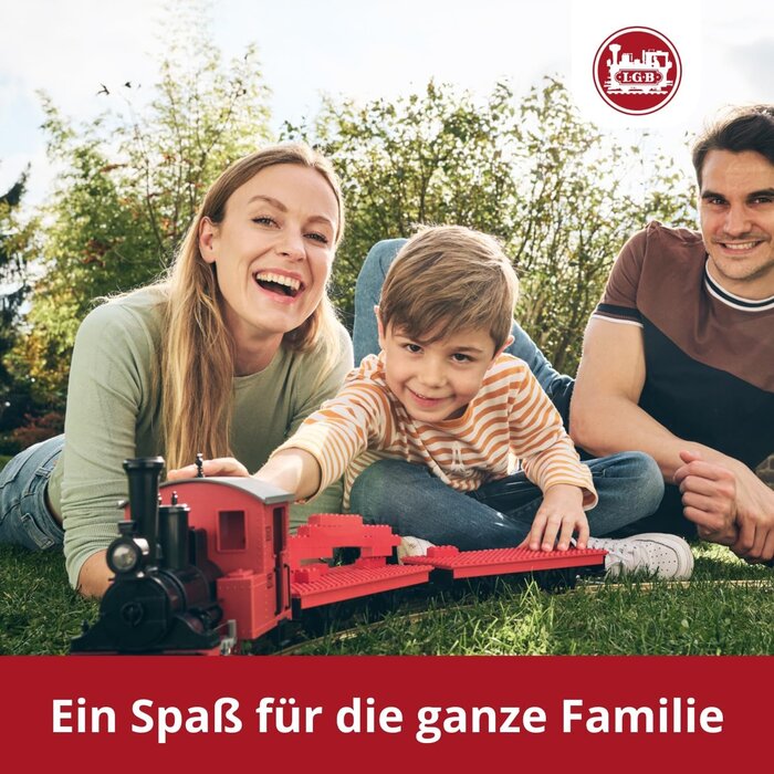 Gartenbahn Startset mit Baustein-Waggons - Bis zu 35% Rabatt