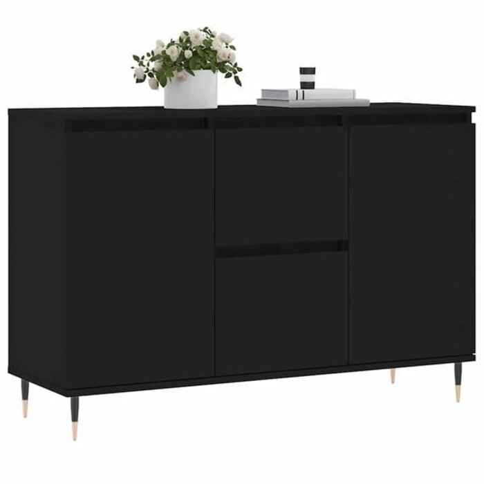 Vidaxl Modernes Sideboard 104x35x70 cm Schwarz - Outlet bis zu 34% sparen