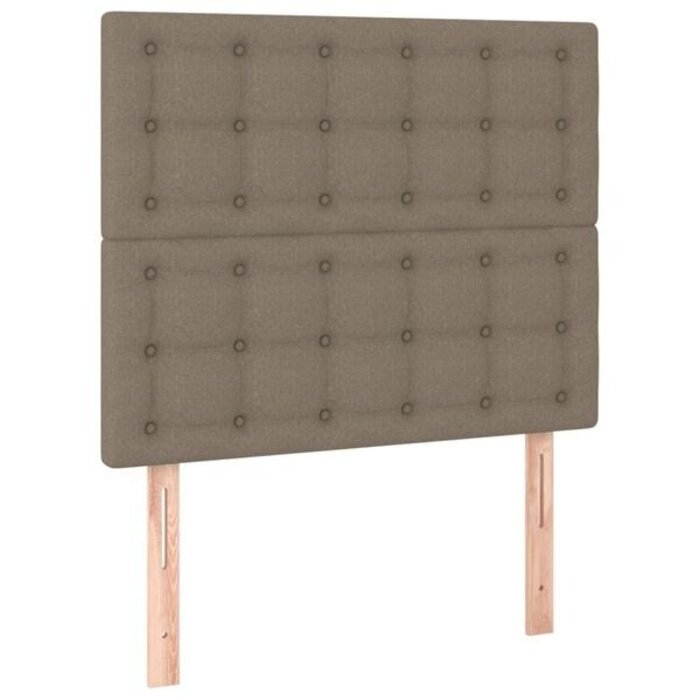 Vidaxl Stilvolles Kopfteil 90x118/128 cm in Taupe - Jetzt bis zu 34% günstiger