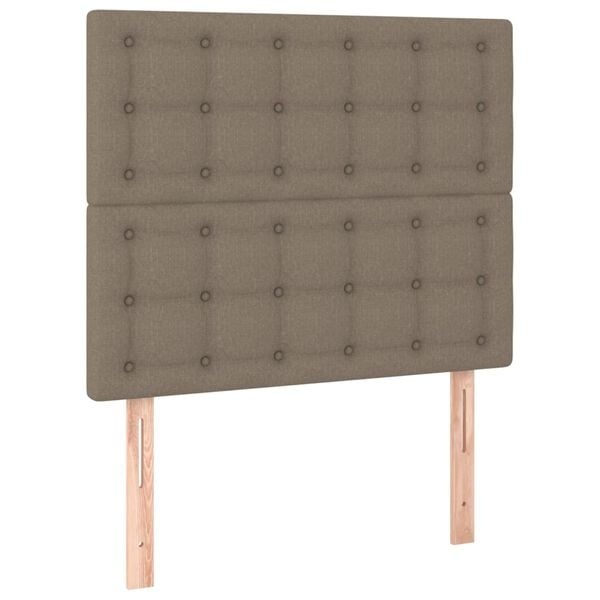 Vidaxl Stilvolles Kopfteil 90x118/128 cm in Taupe - Jetzt bis zu 34% günstiger