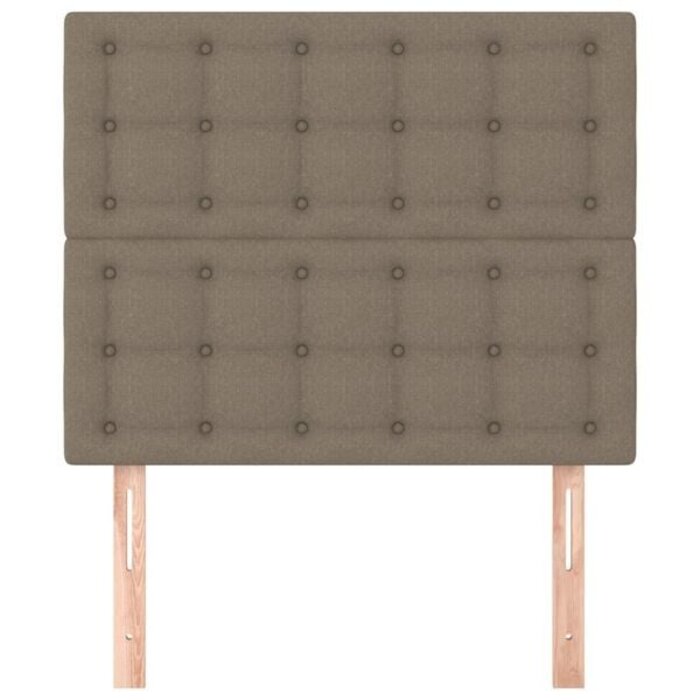 Vidaxl Stilvolles Kopfteil 90x118/128 cm in Taupe - Jetzt bis zu 34% günstiger