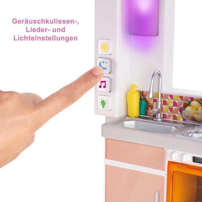 Großes Puppenhaus 114 cm mit Pool & Lichteffekten - bis zu 35% Rabatt