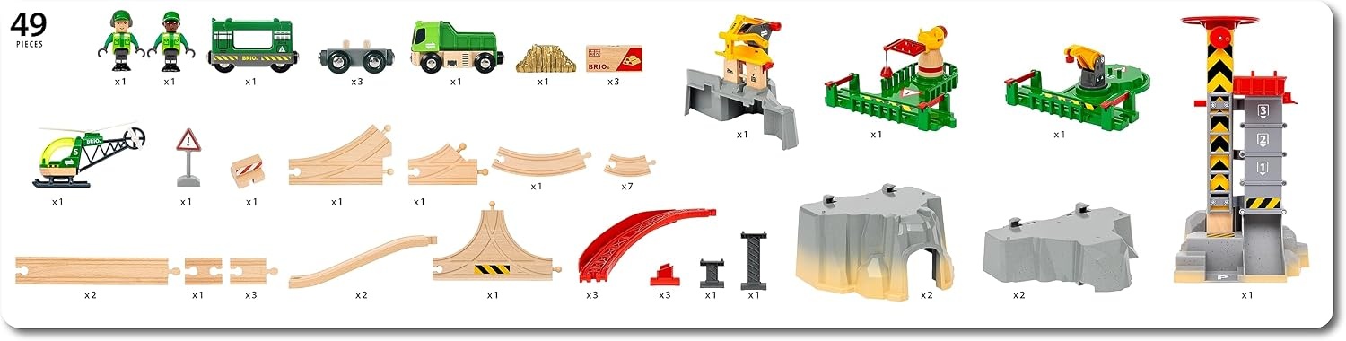 Berg-Frachtset Deluxe 49-teilig: 5 Ebenen Spielspaß bis zu 35% günstiger