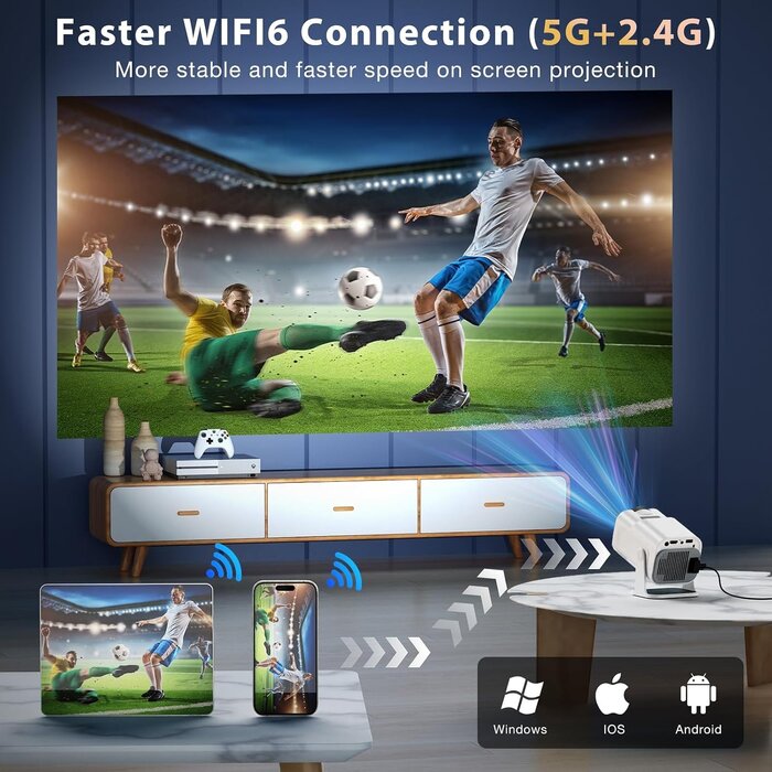 Full HD Mini Beamer mit 180° Rotation - Sparen Sie bis zu 34% im Outlet