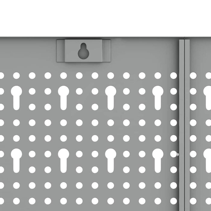 Vidaxl Werkzeugwand 2er-Set 100x60cm - Grau - Outlet bis zu 33% reduziert