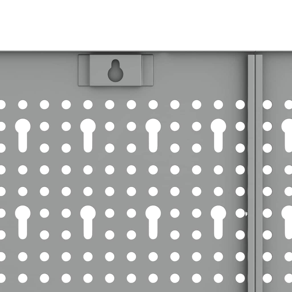 Vidaxl Werkzeugwand 2er-Set 100x60cm - Grau - Outlet bis zu 33% reduziert