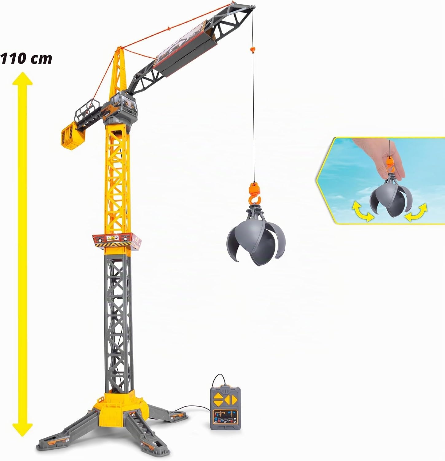 Großer Baukran 110 cm mit Fernbedienung - Jetzt bis zu 28% sparen