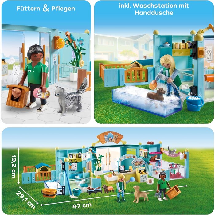Großes Tierhotel Spielset für Kinder, 191 Teile - sparen Sie bis zu 29%