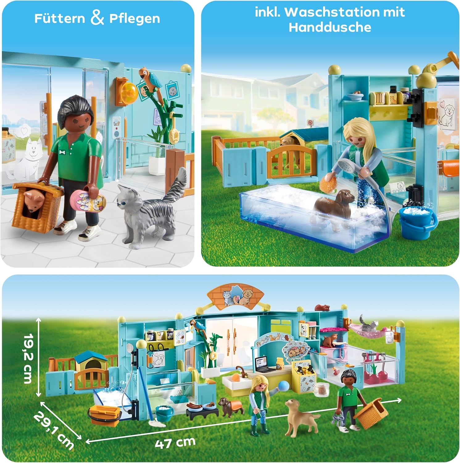 Großes Tierhotel Spielset für Kinder, 191 Teile - sparen Sie bis zu 29%