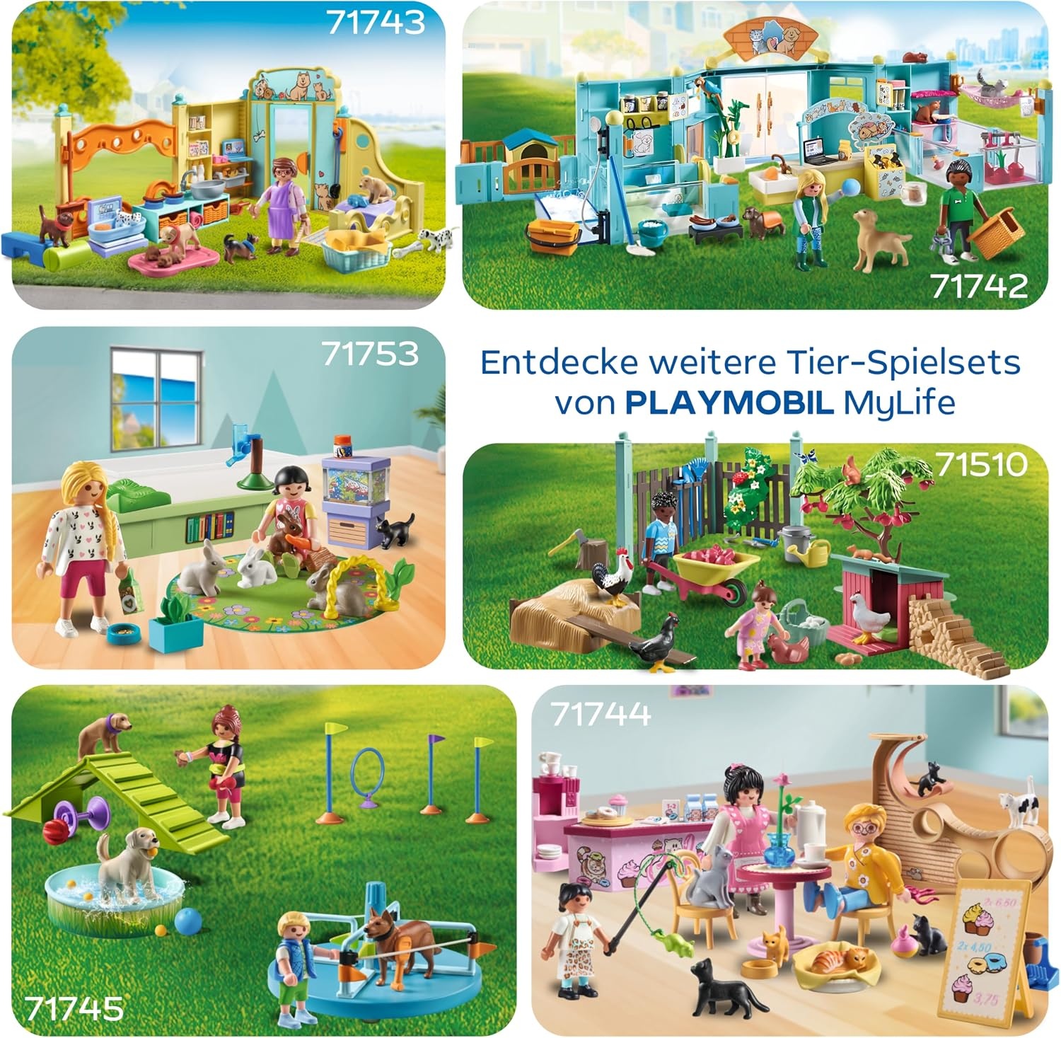 Großes Tierhotel Spielset für Kinder, 191 Teile - sparen Sie bis zu 29%