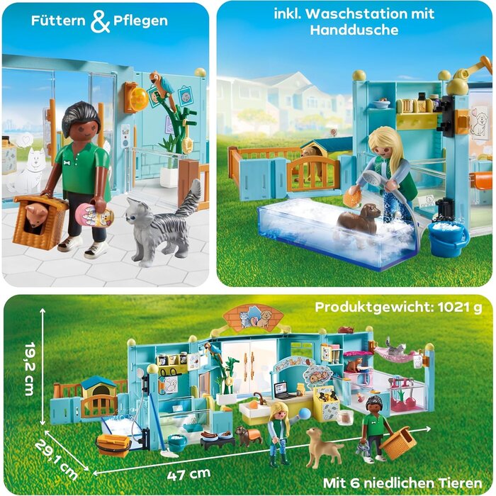 Großes Tierhotel Spielset für Kinder, 191 Teile - sparen Sie bis zu 29%