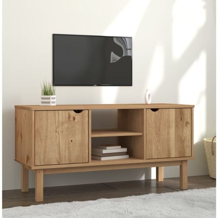 Vidaxl TV-Schrank OTTA aus Kiefernholz, 113,5 cm - bis zu 35% Rabatt